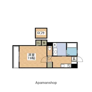 プルミエラムール【1階】の間取り
