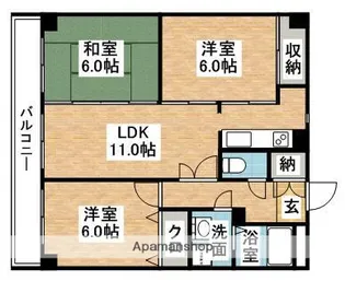 ソフィア’92【503号室】の間取り