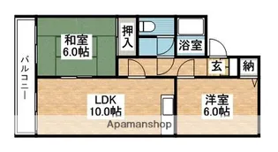 世利ハイツ【205号室】の間取り