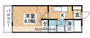 イーストスプリームⅠC棟【201号室】の間取り