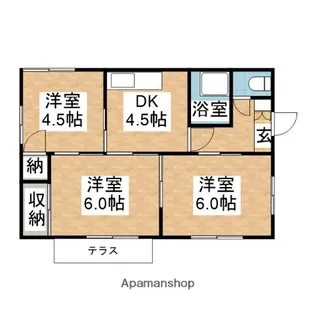 福岡県糟屋郡粕屋町長者原東2丁目【一戸建】の間取り