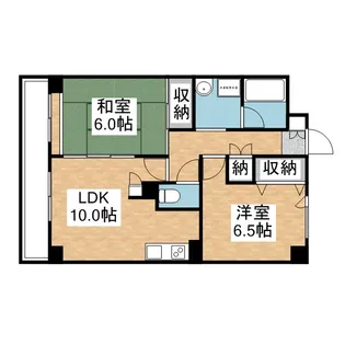 ルミエールオグシ【504号室】の間取り
