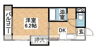 パラッツォ四王寺坂【101号室】の間取り