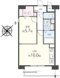 サクラート駅南【7階】の間取り