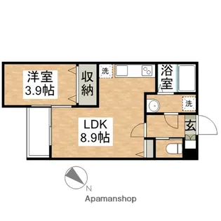 ジェノベーゼ【2階】の間取り