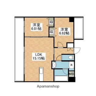 第43川崎ビル【704号室】の間取り
