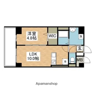 エルヴィータ箱崎【1階】の間取り