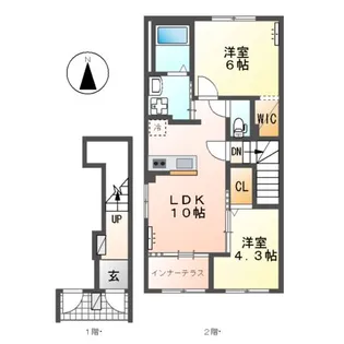 アルザスヒルズ【2階】の間取り