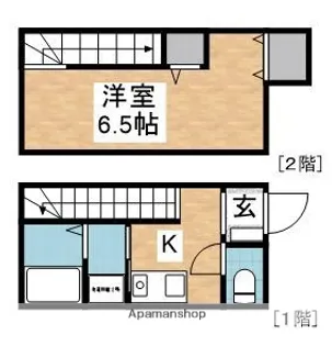 オリーブ寺塚【101号室】の間取り