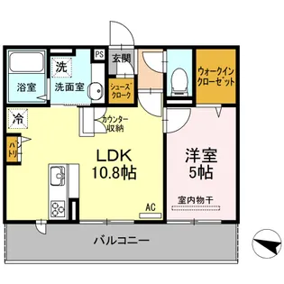 サンフィットハイツ 十一号館【2階】の間取り