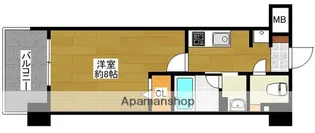 ルーグ箱崎【7階】の間取り