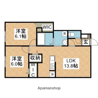 アンボロンテ【101号室】の間取り