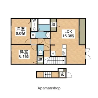 アンボロンテ【2階】の間取り