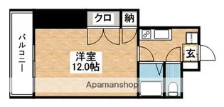アーバンフィールド東Ⅱ【202号室】の間取り