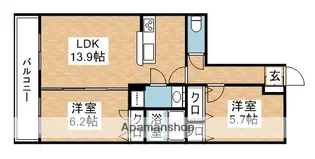 ステラ セレニテ【303号室】の間取り