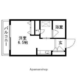 ヴェルデヒルズC【103号室】の間取り