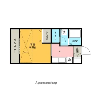 ヴェルデヒルズC【302号室】の間取り