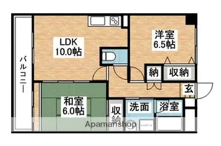 ルミエールオグシ【505号室】の間取り