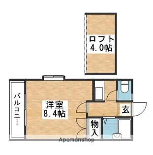 サンコート原町【102号室】の間取り