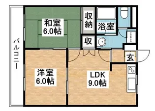 SUE STATIONハイツ【107号室】の間取り