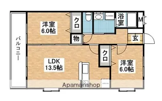 みつき第二ビル【206号室】の間取り