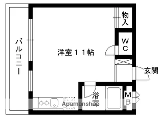 アルブルK−3【302号室】の間取り