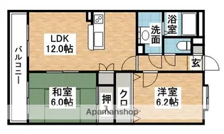 サンパティーク菜の花【3階】の間取り