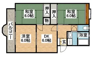 FLOWER’24【2階】の間取り