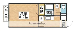 ラ・メゾン原町【204号室】の間取り