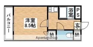 カーサ原田【502号室】の間取り