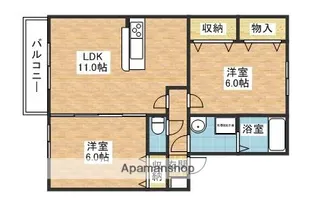 セジュールキヒロ【101号室】の間取り