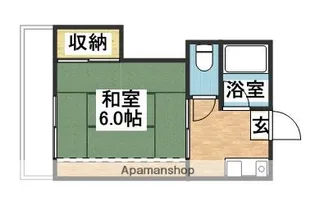 ヒルハウスⅡ【101号室】の間取り