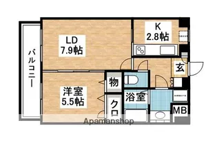 パインヒルズ志免【2階】の間取り