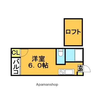 オークヒルズ大土居【1階】の間取り