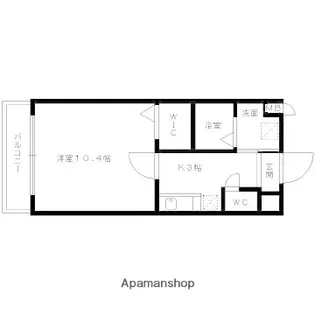 福岡県太宰府市朱雀2丁目【マンション】の間取り