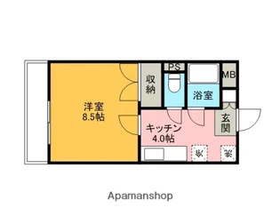シティコートⅢ西鉄下大利駅前【3階】の間取り