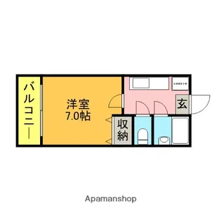 メイプルハウス【2階】の間取り