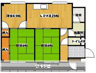 ハイ・ストリート浅川Ⅰ【2階】の間取り