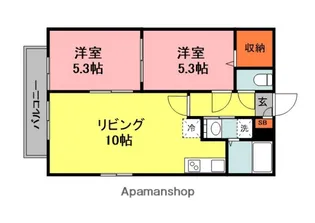 シャルマン2000【1階】の間取り
