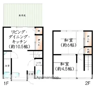 相羽アパート【1階】の間取り