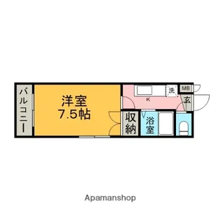 福岡県福岡市博多区諸岡3丁目【アパート】の間取り