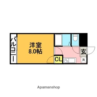 コスモヴィレッジ【1階】の間取り