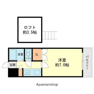 リーベン国分【2階】の間取り