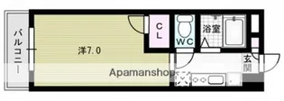 レークサイドコスモ【5階】の間取り