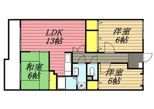 フレグランス春日【4階】の間取り