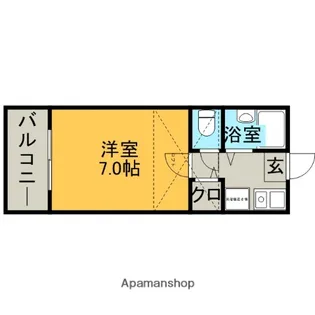 サクセスハイツ若葉台【2階】の間取り