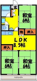 岩崎第三ビル【5階】の間取り