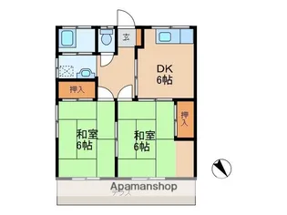 きよコーポ【1階】の間取り