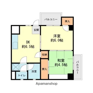 サンコーポ光3【4階】の間取り