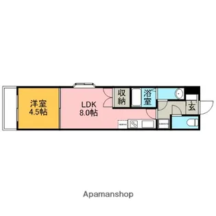グランドスクエア【2階】の間取り